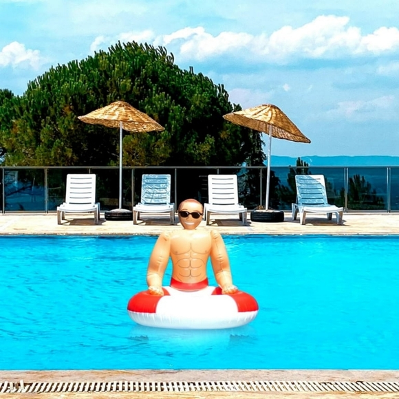 NPW | inflatable hunk pool ring chad - Picture 5 of 8